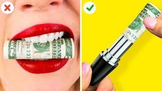 TOP 10 DICAS GENIAIS PARA GAROTAS || Dicas divertidas que a farão economizar uma fortuna!