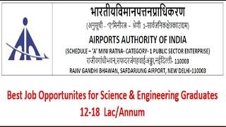 Job Opportunities in AAI | Best for Engineers and Science graduates