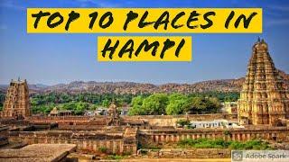 Top 10 best places to visit in Hampi ||BHARAT JAYTU