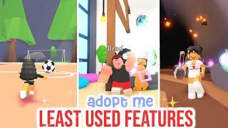 Top 10 LEAST USED FEATURES In Adopt Me!!! | SunsetSafari