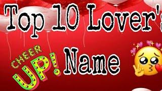 Top 10 Lover's Name || 10 Beautiful Name's|S Name walon ka Nature|Choose your lover name|Titok video