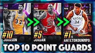 TOP 10 POINT GUARDS IN NBA 2K21 MyTEAM!!