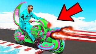 UPGRADING BILLIONAIRE LASER SPIKE BLADES SUPERBIKE WITH CHOP & BOB in GTA 5! (GTA V #26)