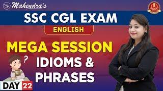 Idioms & Phrases | English | By Yashi Mahendras | SSC CGL | 10:30 am