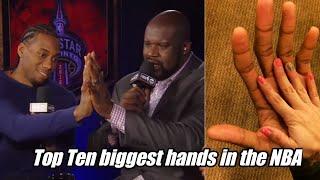 Top 10 biggest hands in the NBA