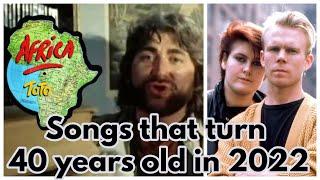 160 Songs That Turn 40 Years Old in 2022