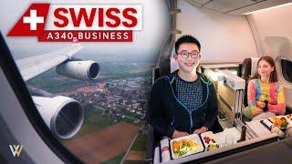 SWISS A340 Business Class - Montreal to Zürich