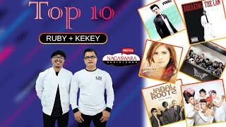 NAGASWARA Top 10 (The Law, Faris, 4U, Jabalrootz, Saint Loco, Audrey, Top Airplay dll)