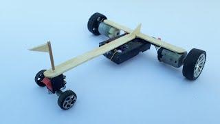 Diy Amazing Dc motor Car at Home || How to Make a Car