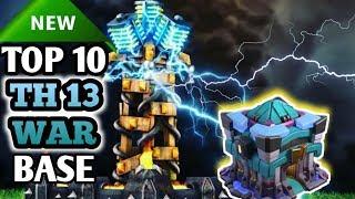 New TOP 10 TH13 War Base + Link | ( Base Link Is Given In Video Description )