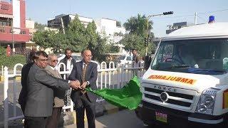 GBN DM flags off Jan Arogya Mobile Van | Healthcare to become more accessible in GBN Rural areas