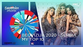 My Top 10 ● Beovizija 2020 