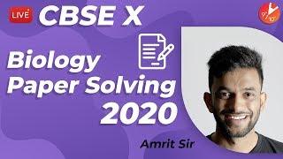 CBSE Class 10 Biology Board Question Paper Solving & Analysis | Biology Sample Paper 2020 Board Exam