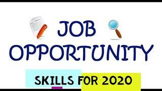 Top 5 skills for job in 2020