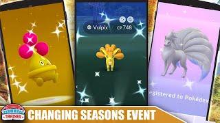 CAPITALIZE NOW! TOP 3 TIPS *AUTUMN EVENT* - SHINY VULPIX, DEERLING & FALL POKÉMON | Pokémon GO