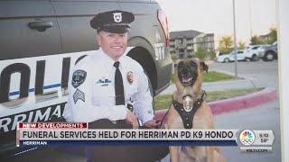 Funeral Service Held For Herriman Police K-9 Hondo