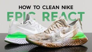 Best Way to Clean Nike Epic React