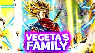 (Dragon Ball Legends) Now a Top Tier Contender! Vegeta Family With 14 Star SSJ Rage Trunks!