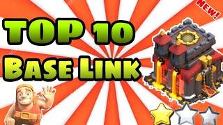 Top 10 town hall 10 war bases with link | anti 2 stars| clash of clan