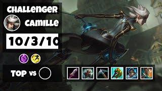 Camille 11.16 S11 Gameplay Challenger Top (10/3/10) - OCE