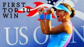 First Top 10 Win of Top 10 WTA Players
