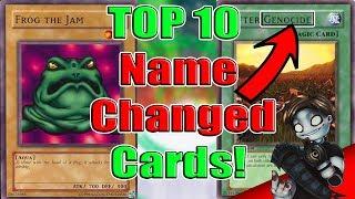 Top 10 Cards That Changed Their Name! (Yu-Gi-Oh!)