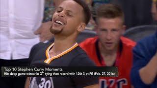 Stephen Curry's Top 10 Moments of his Career (So Far)