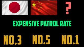 Top 10 expensive patrol Rate Country