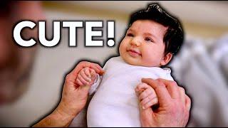 CUTEST LITTLE BABY EVER! (Full 2 Month Well Check) | Dr. Paul