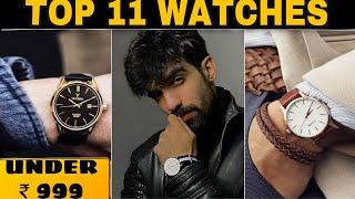 TOP 11 BUDGET WATCH BRANDS UNDER Rs 1000| WATCH ESSENTIALS | MEN WATCHES IN INDIA | LOW BUDGET WATCH