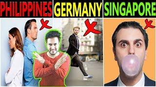 10 आम चीज़ें जिन्हे भूलकर भी इन देशों में मत करना 10 Strange Laws in Different Countries