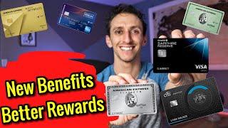 American Express, Chase & Citi Offer NEW BENEFITS AND REWARDS