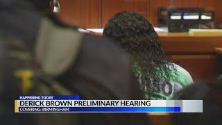 Derick Brown in court