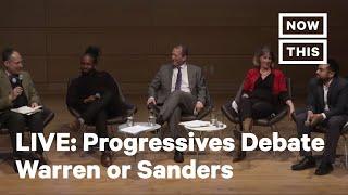 Progressives Debate: Sanders or Warren | LIVE | NowThis