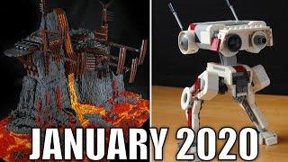 MASSIVE LEGO Mustafar! LEGO Steve Harvey DESTROYED by GRONK! | BEST LEGO MOCS JANUARY 2020!