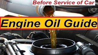 CAR ENGINE OIL GUIDE. Before Service of Car all about Synthetic, Mineral Oil