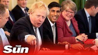 Boris Johnson congratulates new cabinet for 'achieving or retaining offices' after brutal reshuffle