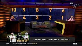 THE HERD | Herd Hierarchy: Colin ranks the top 10 teams in the NFL after Week 9: #3 Bucs #1 ???