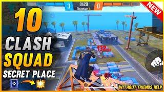 TOP 10 CLASH SQUAD SECRET PLACE FREE FIRE| CLASH SQUAD TIPS AND TRICKS 2021 | GARENA FREE FIRE #1