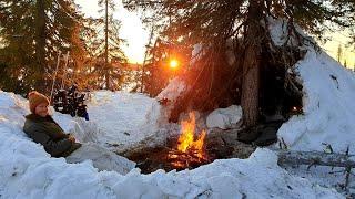 Escaping Society - Winter Camping with my Fiancée