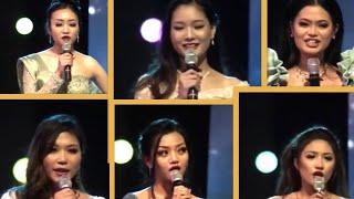 Miss MIZORAM 2020 Top 6 te Question & Answer - An chhang thiam hlawm khawp mai