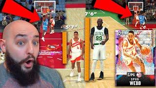 WHAT IF 5'7" SPUD WEBB PLAYED CENTER IN THE NBA?!?! NBA 2K20 My Team