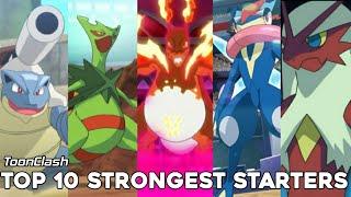 Top 10 strongest starter pokemon. In hindi. By Toon Clash.