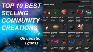 TOP 10 BESTSELLING COMMUNITY CREATIONS (as of 16th of December)