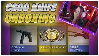 OPENING A KNIFE ON MY 10TH CASE EVER!!! - (CS:GO)