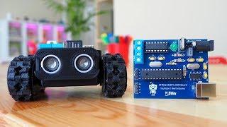 5 in 1 Arduino Robot | Follow Me | Line Following | Sumo | Drawing | Obstacle Avoiding