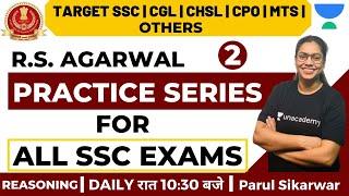 R.S. Agarwal Reasoning Practice Series for All Exams | Part-2 | Parul Sikarwar