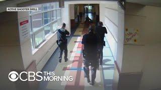 Inside a public school's active shooter drill