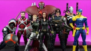 OVERVIEW AND RANKING OF THE MARVEL LEGENDS BLACK WIDOW WAVE CRIMSON DYNAMO BAF SERIES