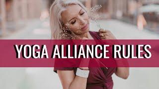 Yoga Alliance Rules About Teacher Training Registration 2020